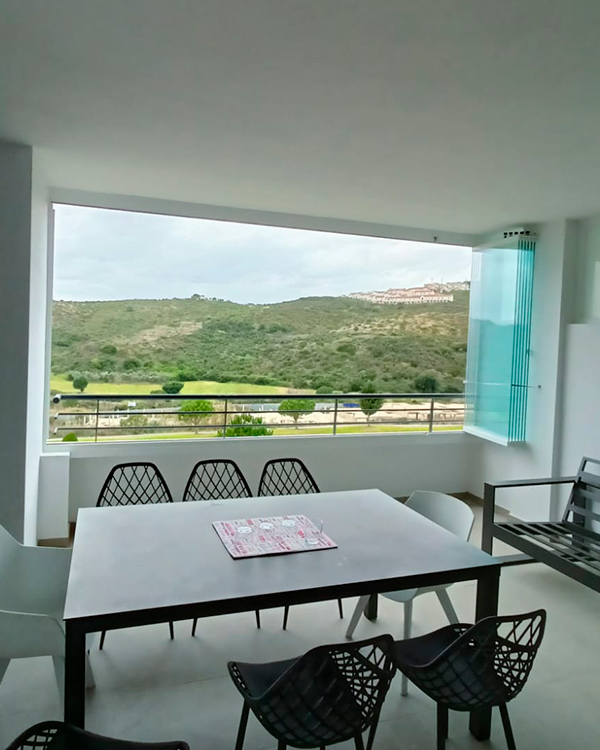 Cortinas de cristal marbella